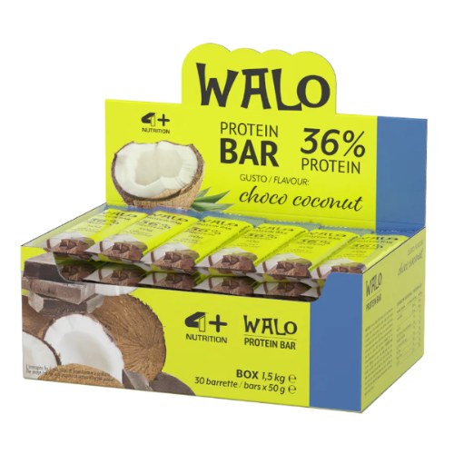 4+ NUTRITION Baton Walo Protein 36% CrockBar - 30x 50g