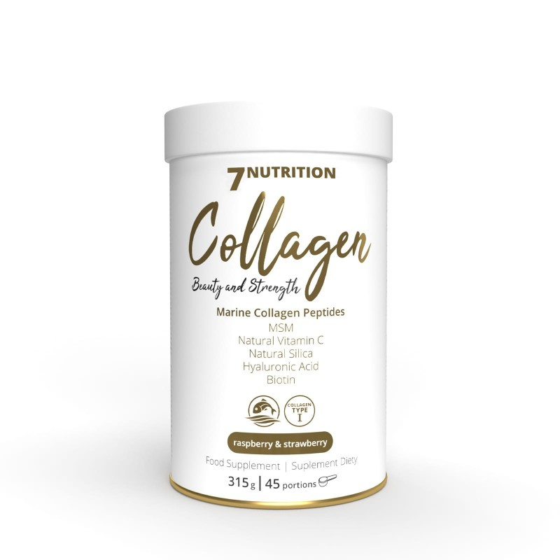 7 NUTRITION - Marine Collagen - 315g - Raspberry Strawberry