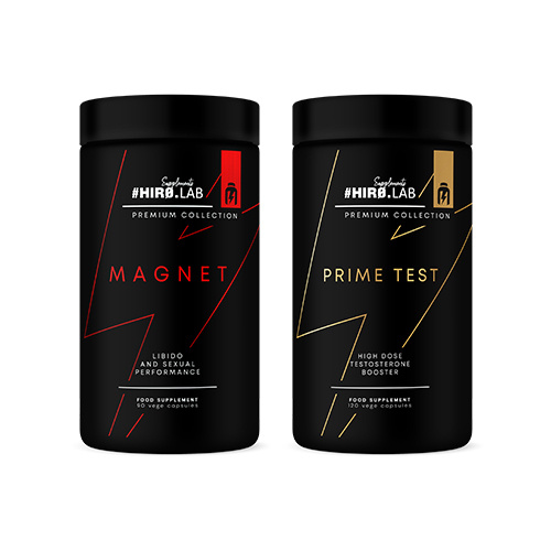 Zestaw HIRO.LAB Prime Test - 120vcaps. + Magnet - 90vcaps.