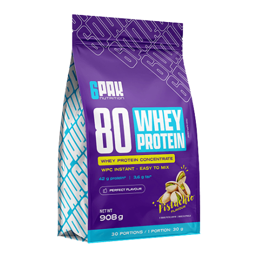 6PAK 80 Whey Protein - 908g