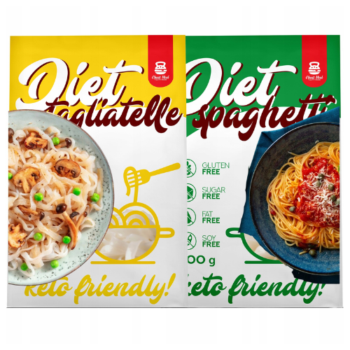 Cheat Meal Nutrition Diet Tagliatelle - 400g (300g netto) + Diet Spaghetti 400g (300g netto)