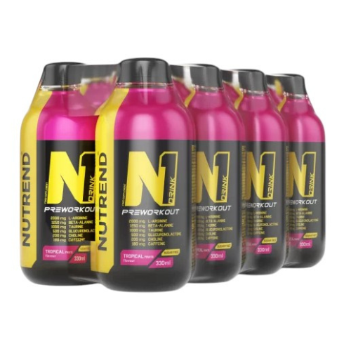 NUTREND N1 Drink PreWorkout - 8x 330ml